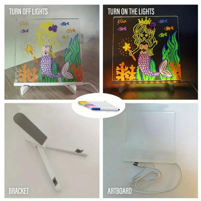 GlowScribble™ – LED Drawing Board for Kids